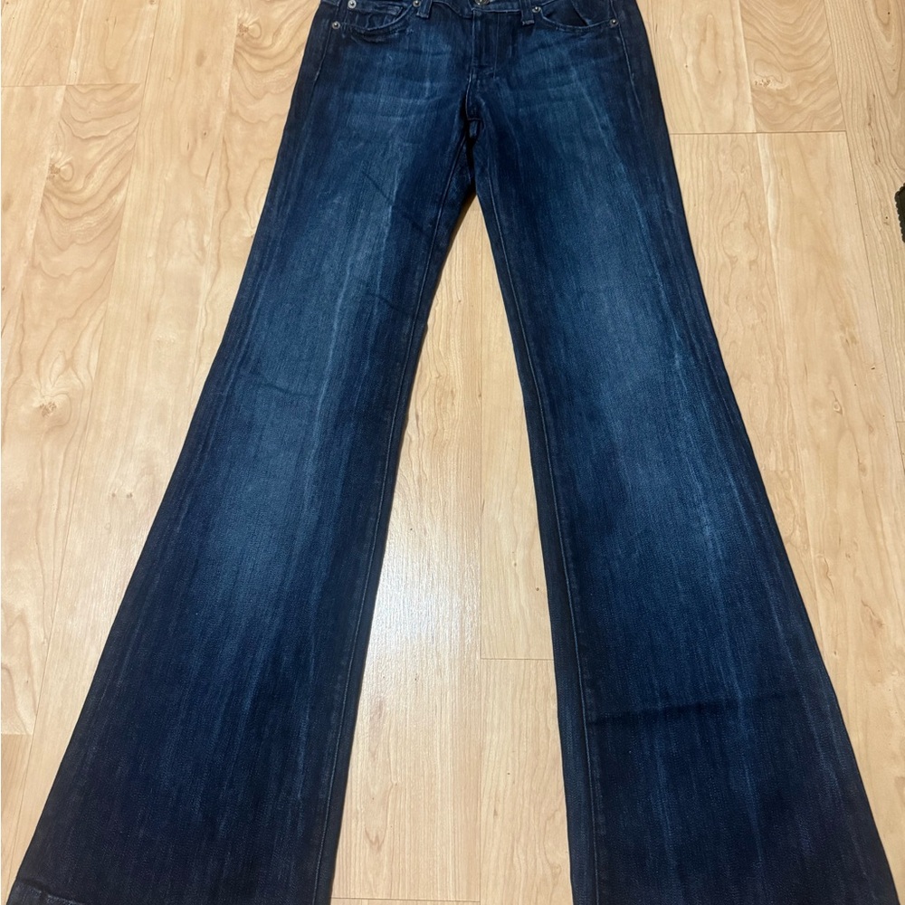 7 for all Mankind Dojo 26 dark streaky wash